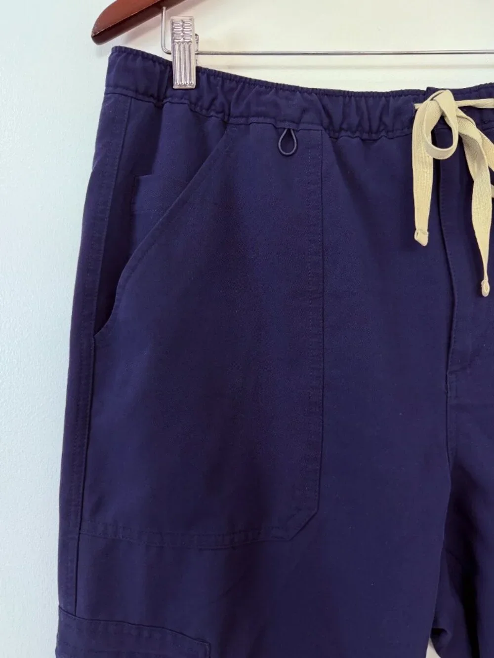 FIGS Cairo Cargo Straight-Leg Scrub Pants Men's Navy Blue Size XL/Short